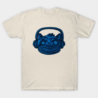 Music Fan Cat Musical Headphones Hi-fi Sound T-Shirt